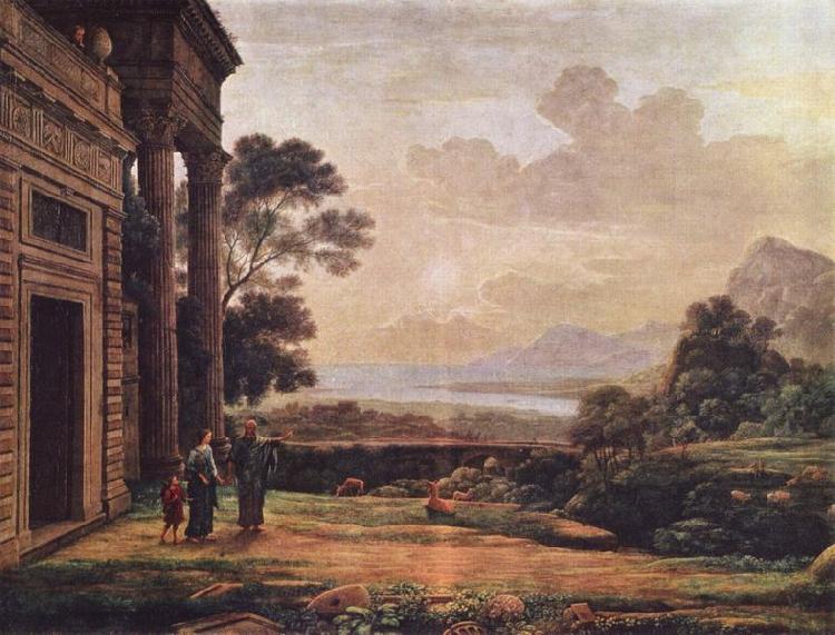 Claude Lorrain Verstobung der Hagar oil painting image